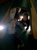 kleuterschool: licht en donker in de turnles